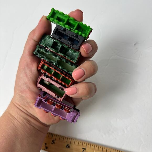 Lot of 7 Mini Thomas Tank Train Friends Cars Rubber PVC Plastic Cake Toppers Toy - Picture 6 of 7